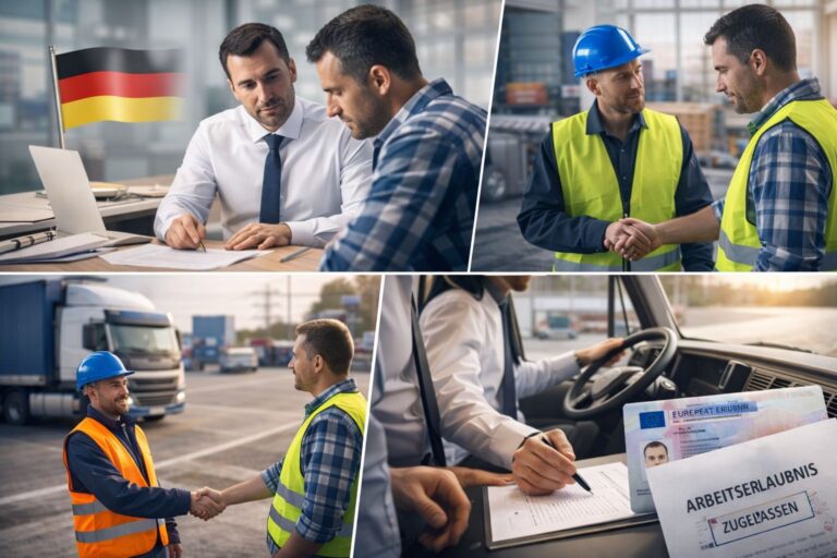 Mehr über den Artikel erfahren LKW Fahrer aus dem Ausland einstellen – Schritt-für-Schritt Anleitung für Arbeitgeber in Deutschland