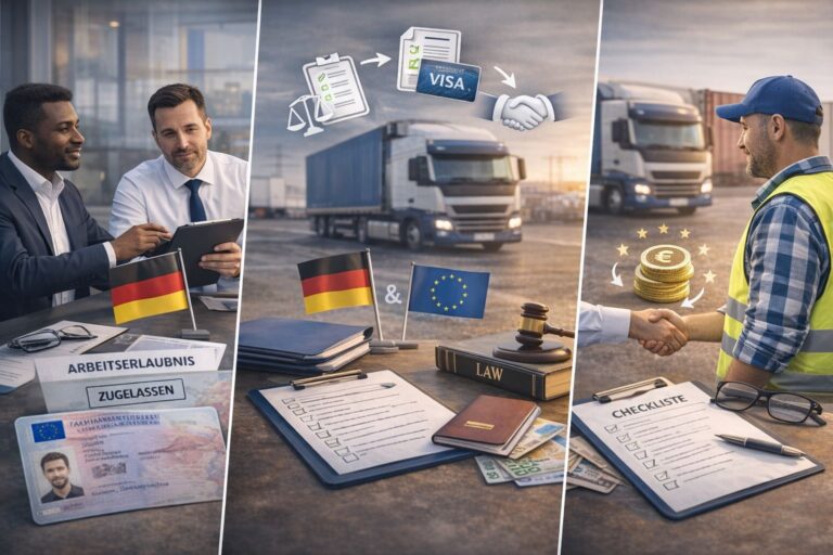 Mehr über den Artikel erfahren Berufskraftfahrer aus dem Ausland einstellen: Rechtliche Grundlagen, Ablauf und Vorteile für Unternehmen in Deutschland
