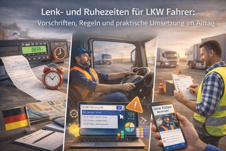 Mehr über den Artikel erfahren Lenk- und Ruhezeiten für LKW Fahrer: Vorschriften, Regeln und praktische Umsetzung im Alltag